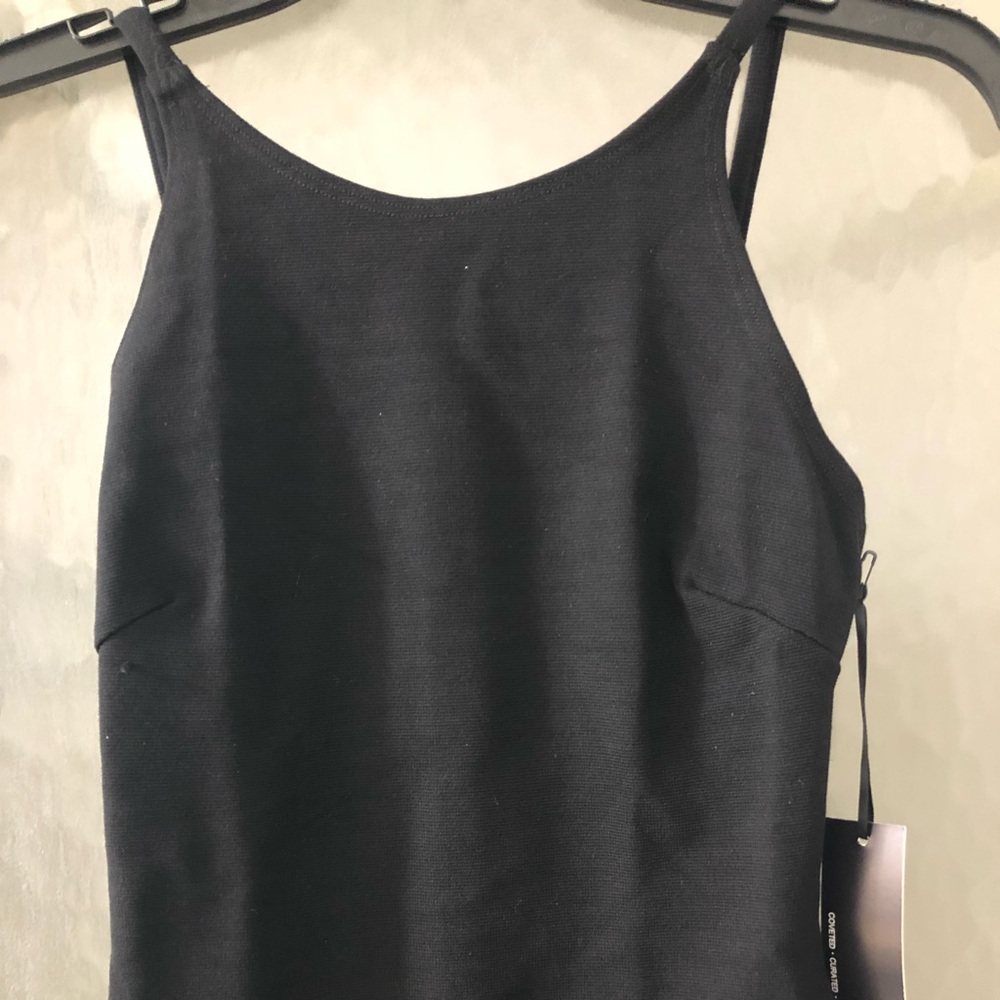 lulus bodycon midi dress black Size Small